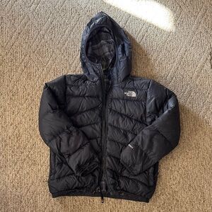 The North Face Boy’s Reversible 550 Down Puffer Coat